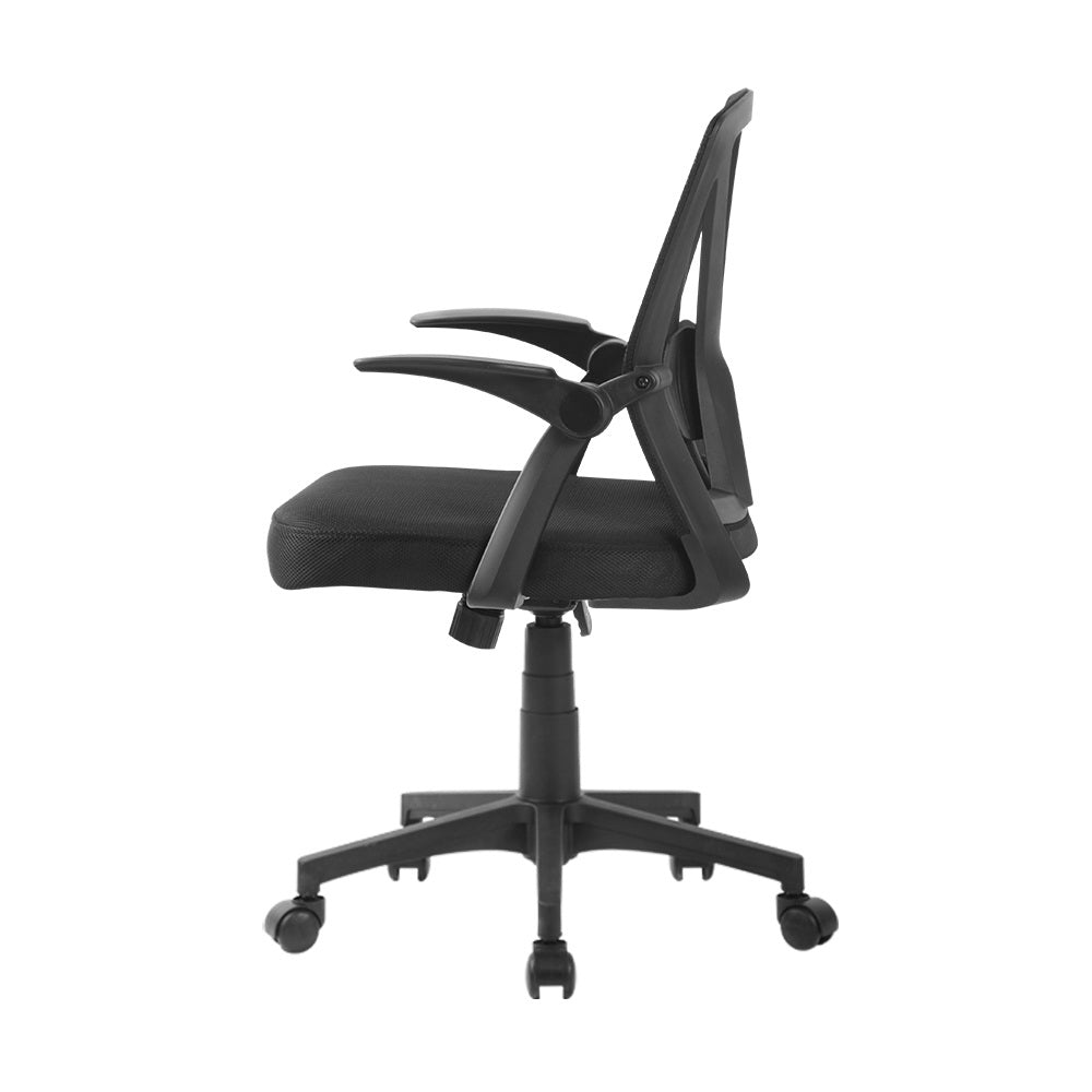 Artiss Gaming Office Chair Mesh Computer Chairs Swivel Executive Mid Back Black-3