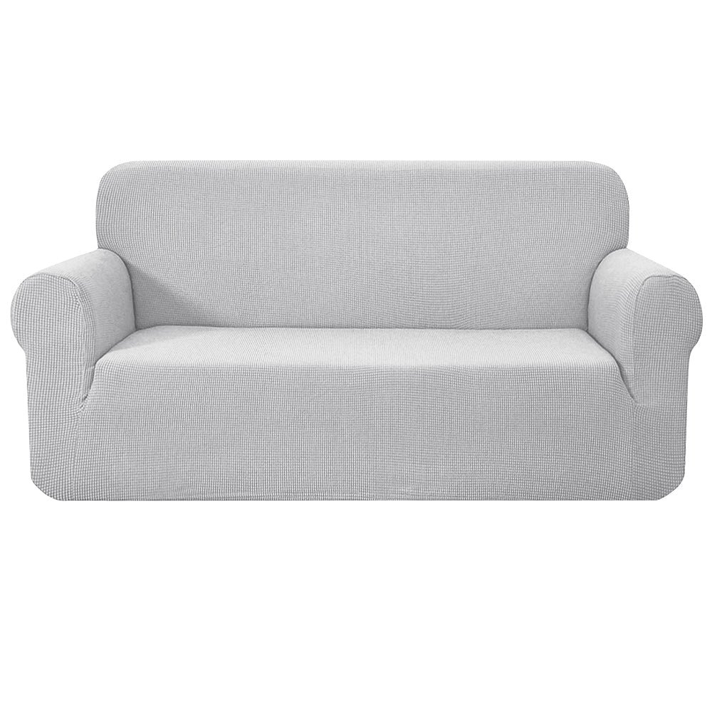 Artiss High Stretch Sofa Cover Couch Lounge Protector Slipcovers 3 Seater Grey-0