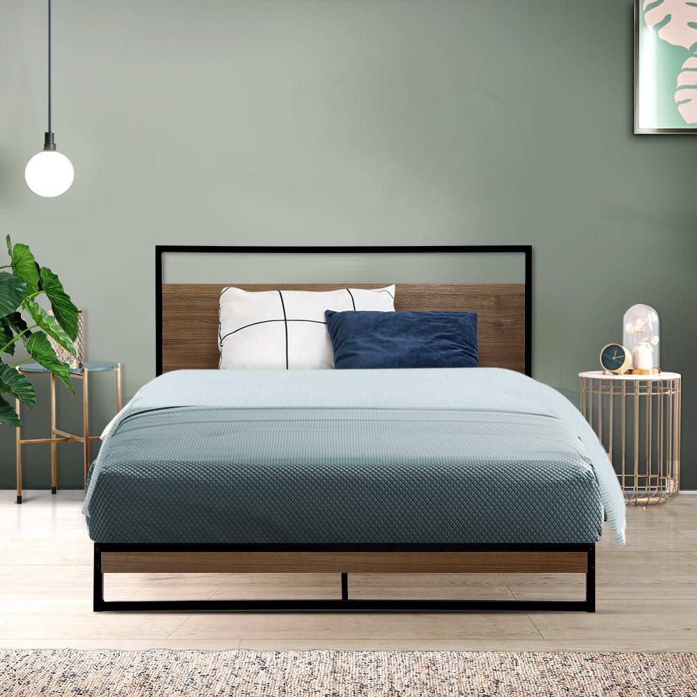 Artiss Metal Bed Frame King Single Size Mattress Base Platform Foundation Dane-6