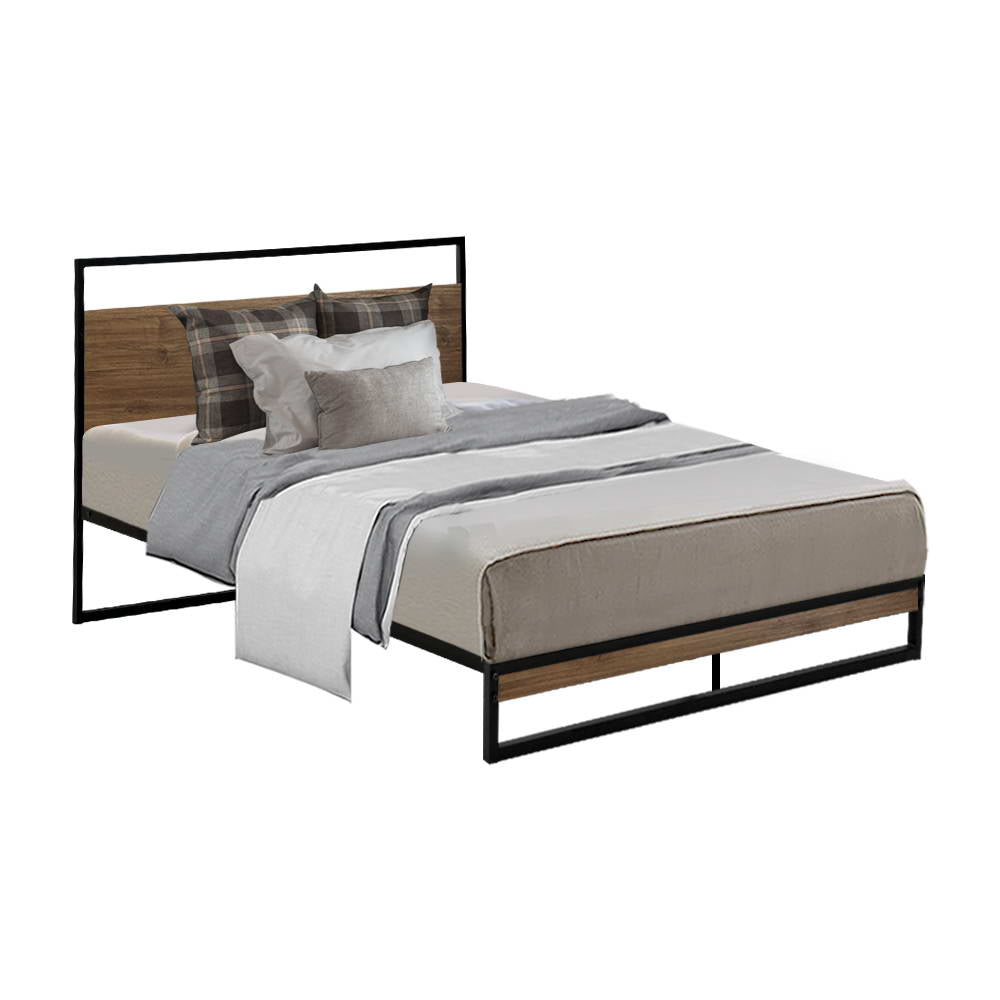 Artiss Metal Bed Frame King Single Size Mattress Base Platform Foundation Dane-0