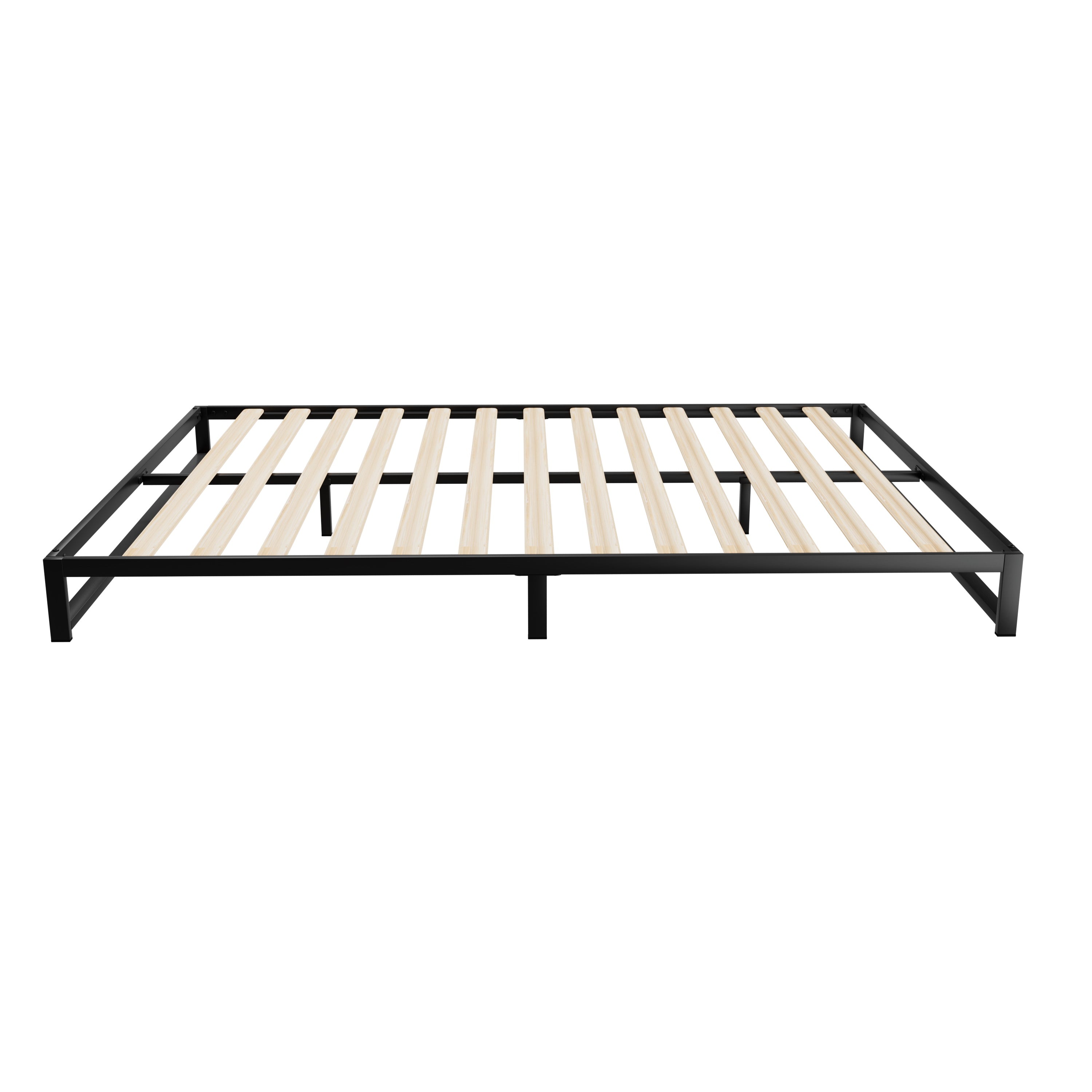 Artiss Metal Bed Frame Queen Size Bed Base Mattress Platform Black BERU-3