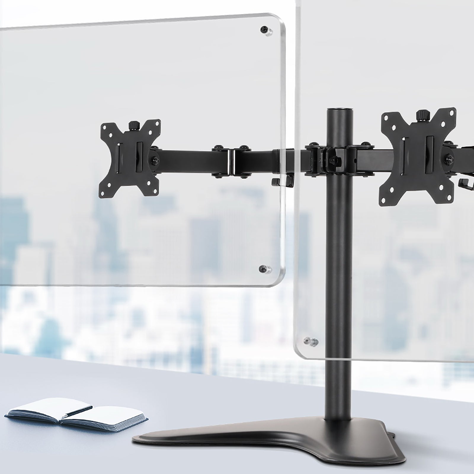 Artiss Monitor Arm Stand Dual Black-7