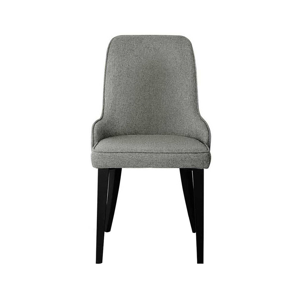 Artiss Set of 2 Fabric Dining Chairs - Grey-2