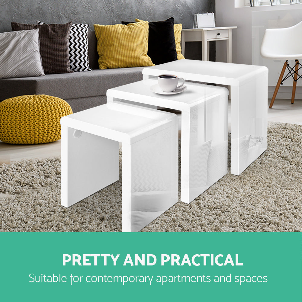 Artiss Set of 3 Nesting Tables-3