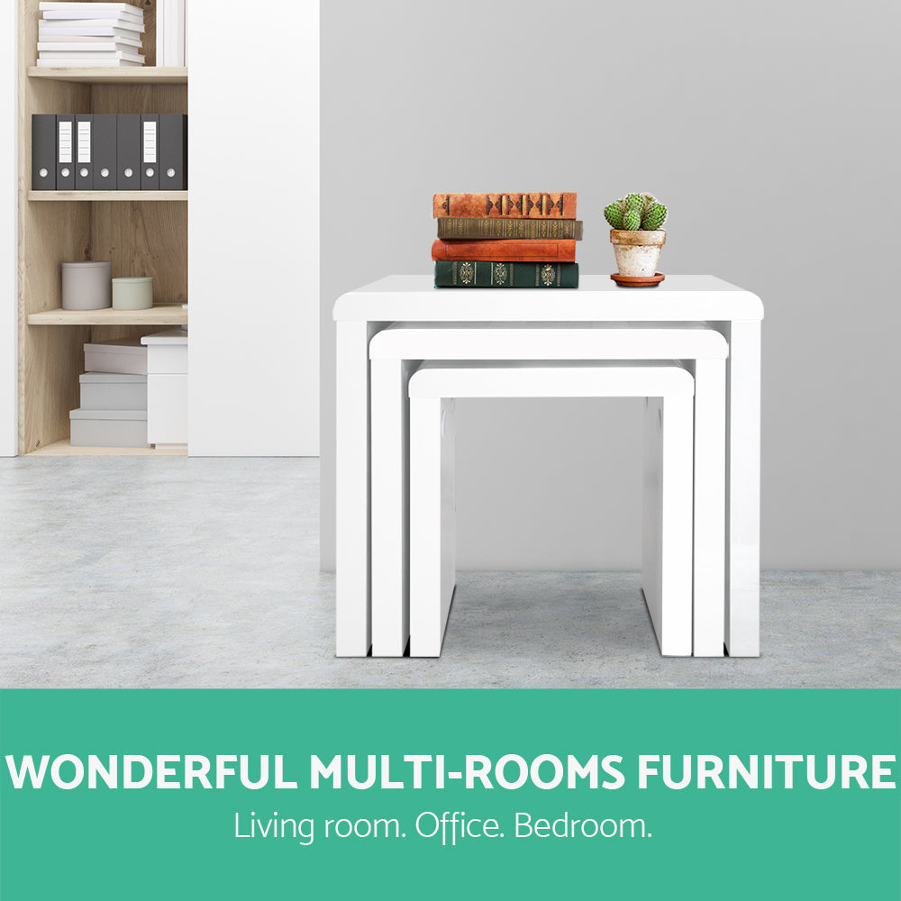 Artiss Set of 3 Nesting Tables-4