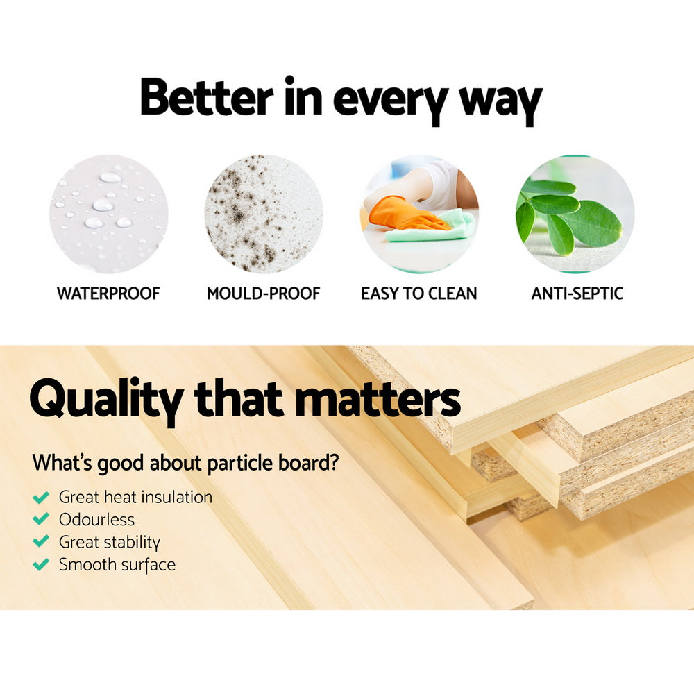 Artiss Shoe Cabinet Bench Shoes Storage Rack Organiser Shelf Cupboard Box Walnut-5