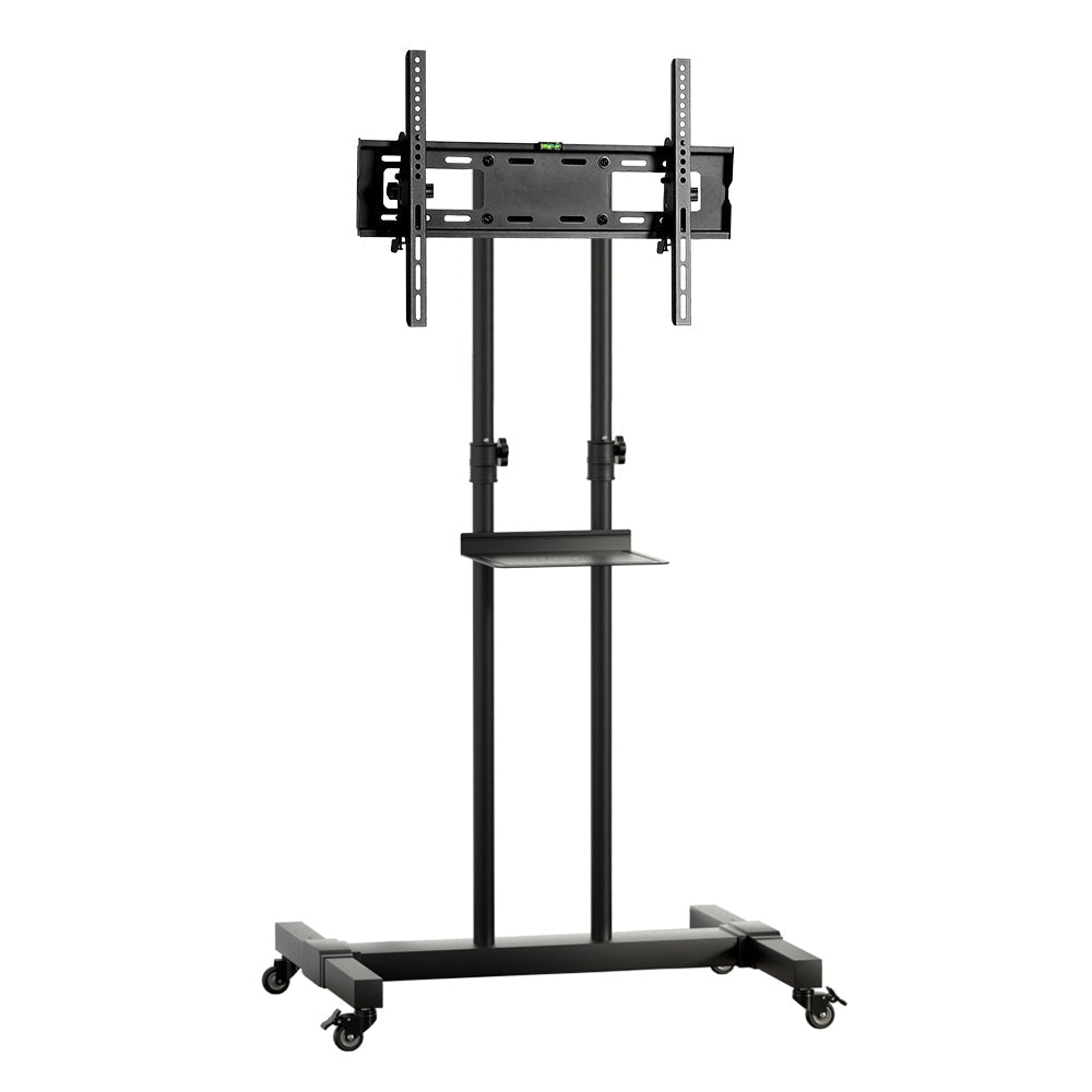 Artiss Steel Mobile TV Stand Cart Height-adjust up to 65" screens 40kg-0