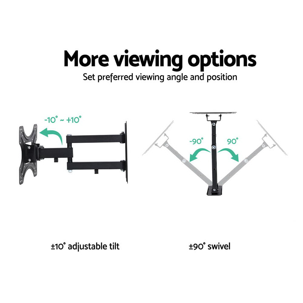 Artiss TV Wall Mount Bracket Tilt Swivel Full Motion 32 37 42 Inch Plasma Screen LCD-3