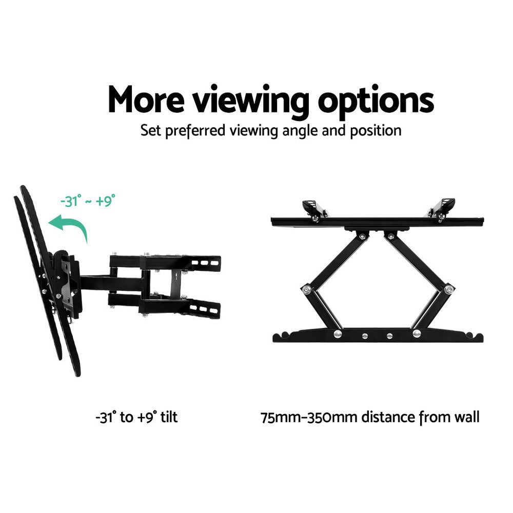 Artiss TV Wall Mount Bracket Tilt Swivel Full Motion Flat Slim LED LCD 23 32 42 50 55 inch-2