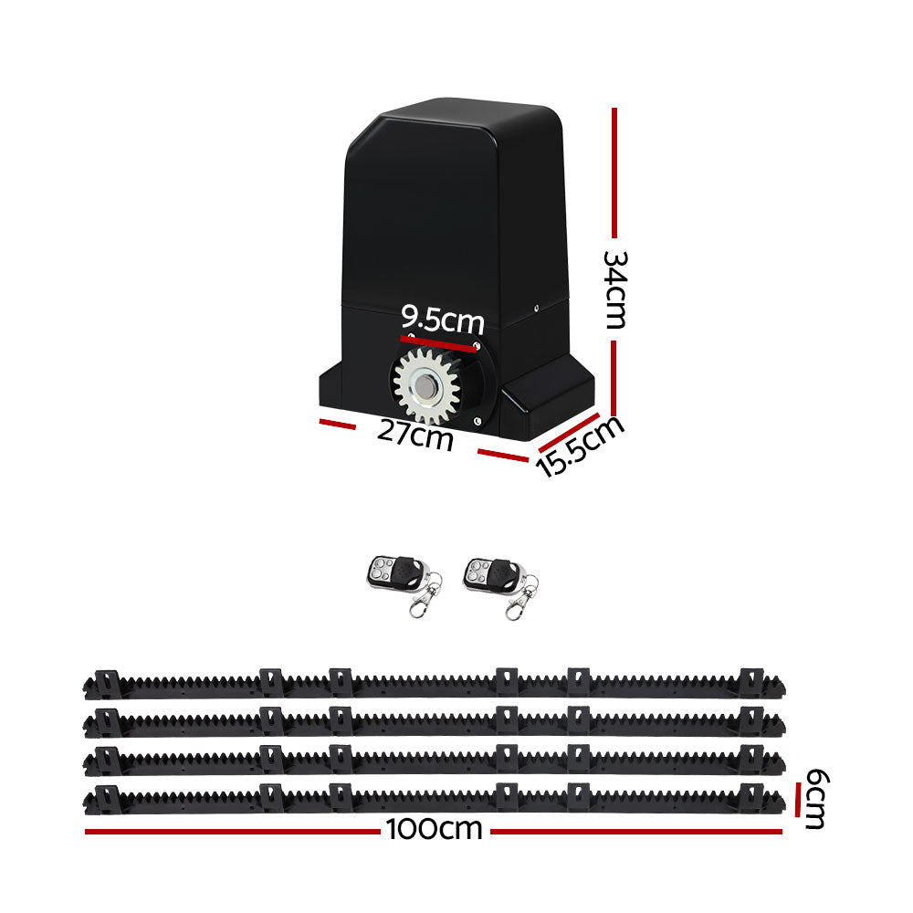 Auto Electric Sliding Gate Opener 1000KG 4M Rails-1