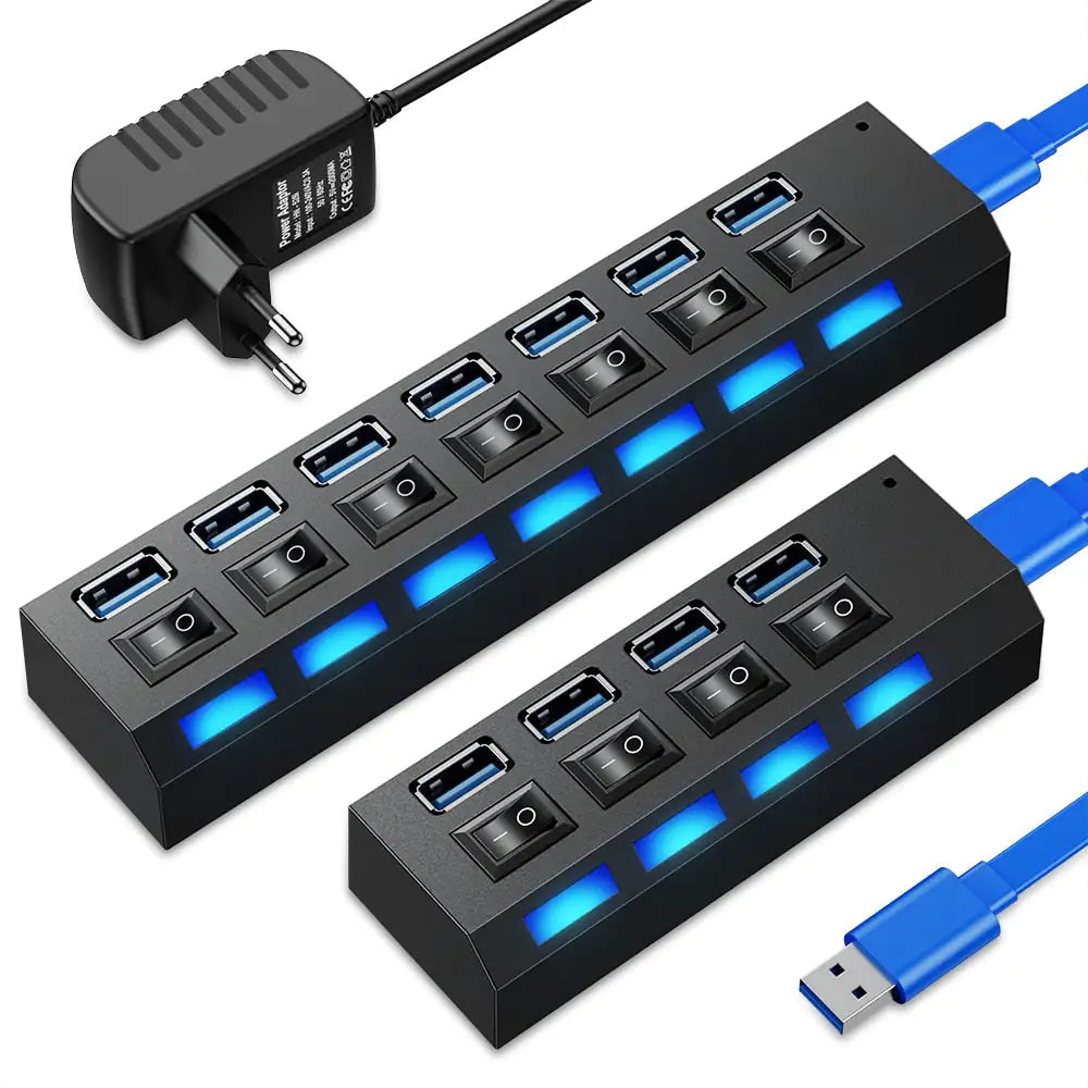 USB 3.0 Hub with 4/7 Extension Port