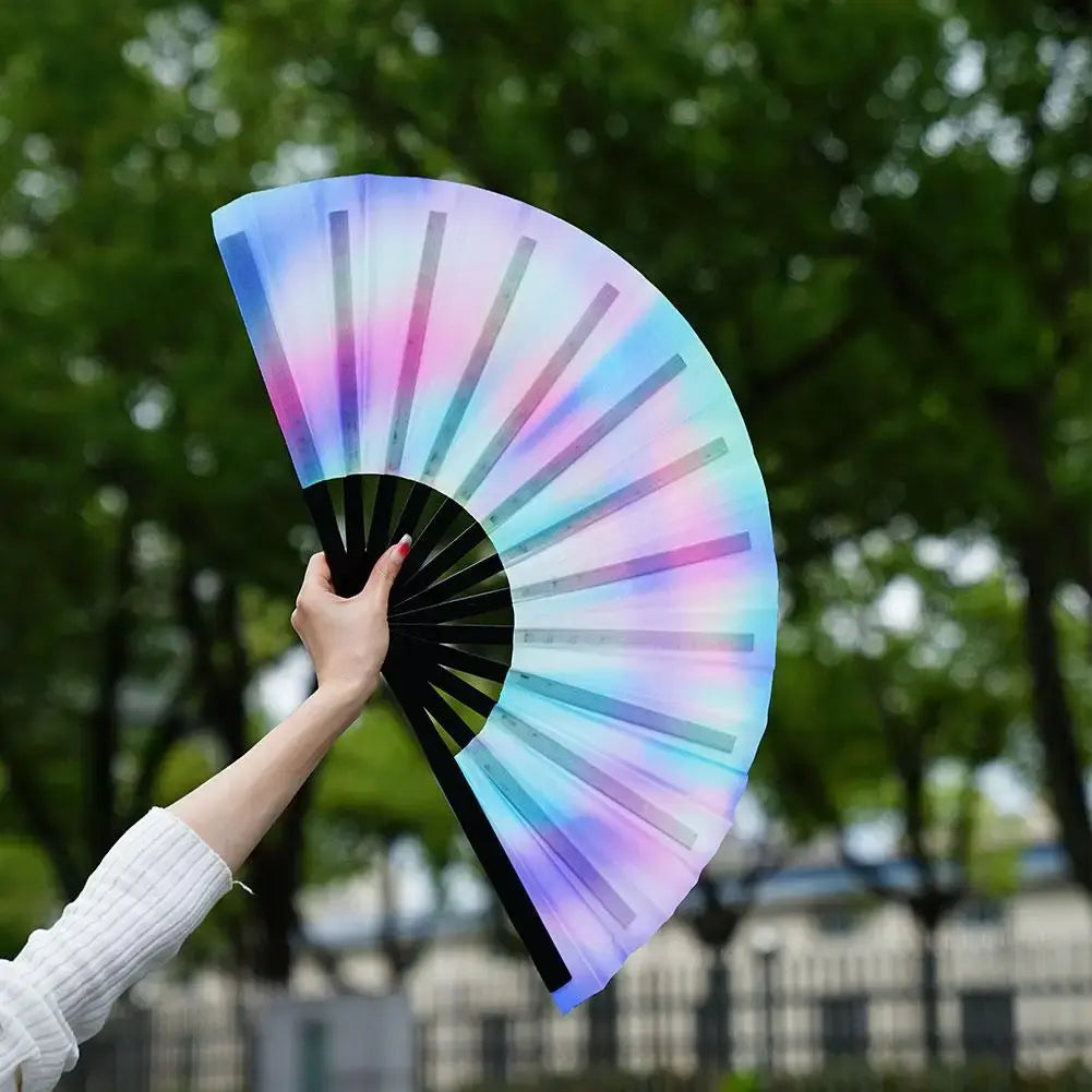 UV Fluorescent Folding Fan