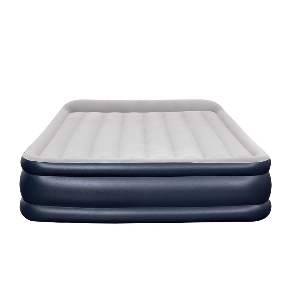 Bestway Queen Air Bed Inflatable Mattress Sleeping Mat Built-in Pump-2