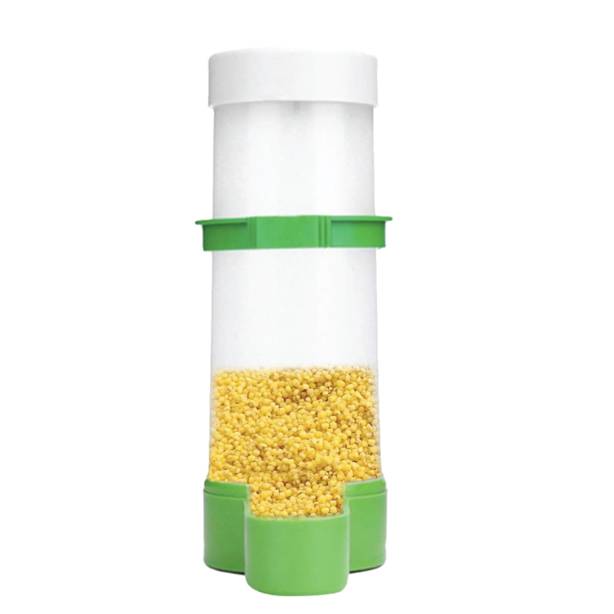 Bird Cage Food Dispenser Feeder Automatic Pet Parrot Budgie Cockatiel Aviary-1