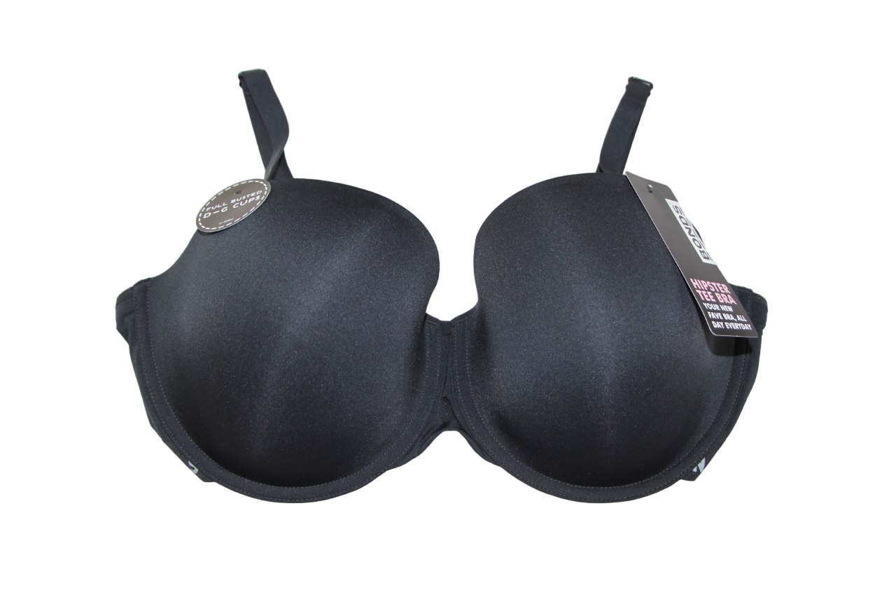 Bonds Originals Hipster Tee Bra Full Busted Black-0