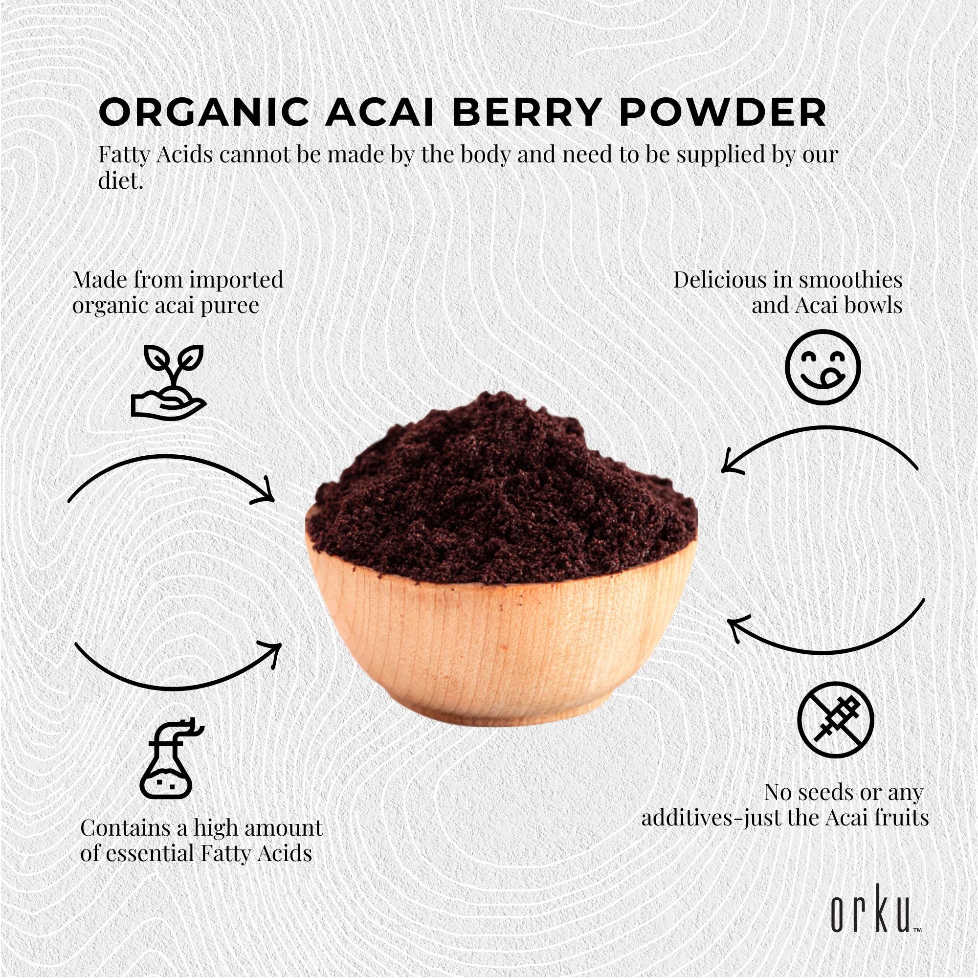 Bulk 10Kg Acai Powder 100% Organic - Pure Superfood Amazon Berries-5