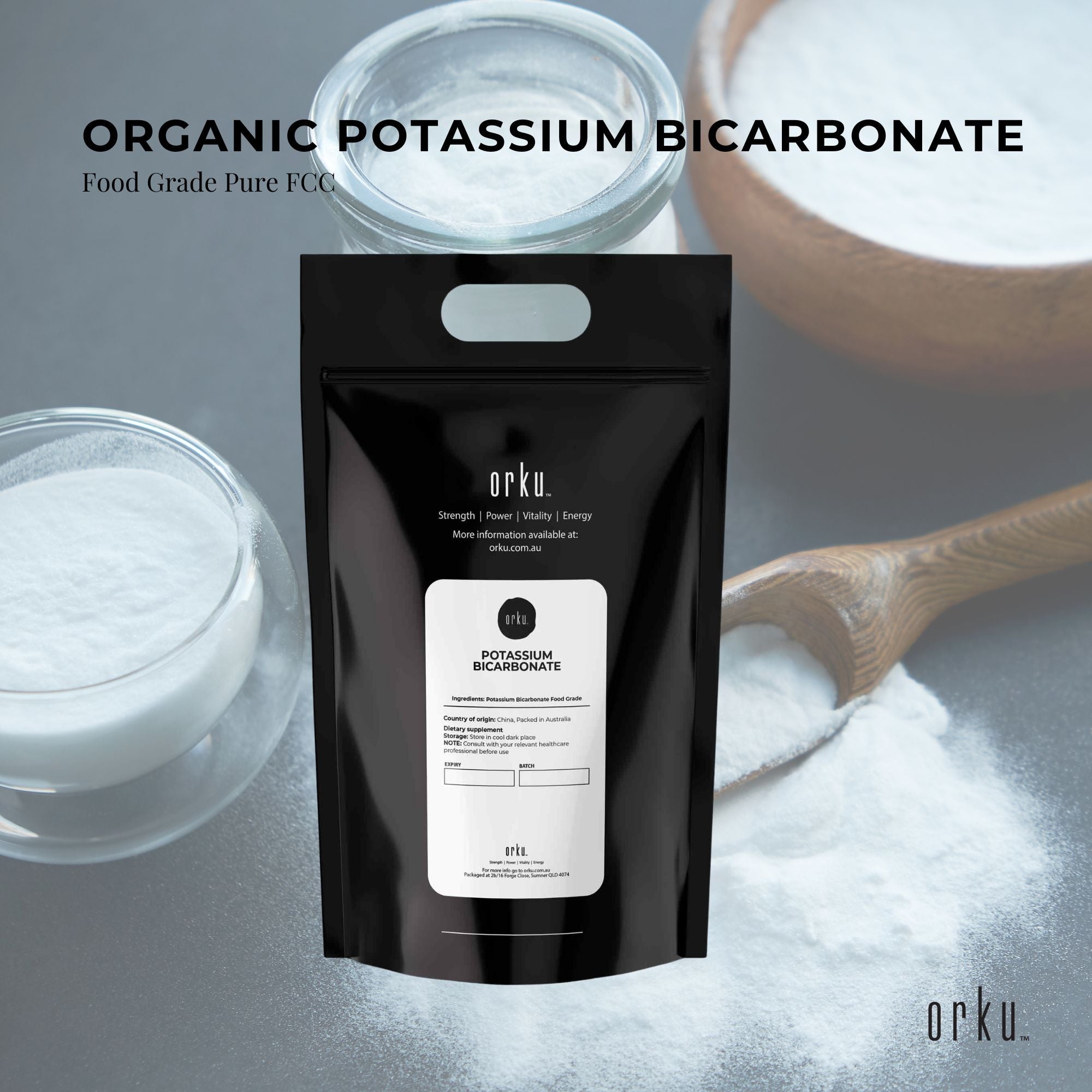 Bulk 10Kg Organic Potassium Bicarbonate Powder Food Grade FCC for Brewing Baking-3