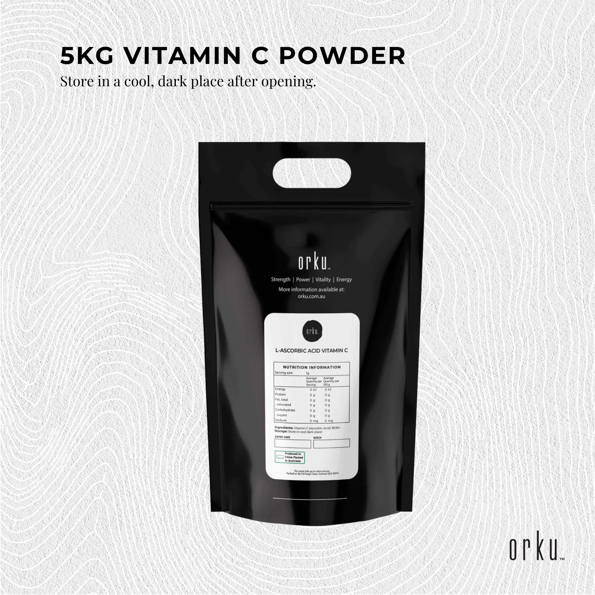 Bulk 20Kg Vitamin C Powder L-Ascorbic Acid Pure Pharmaceutical Grade Supplement-3