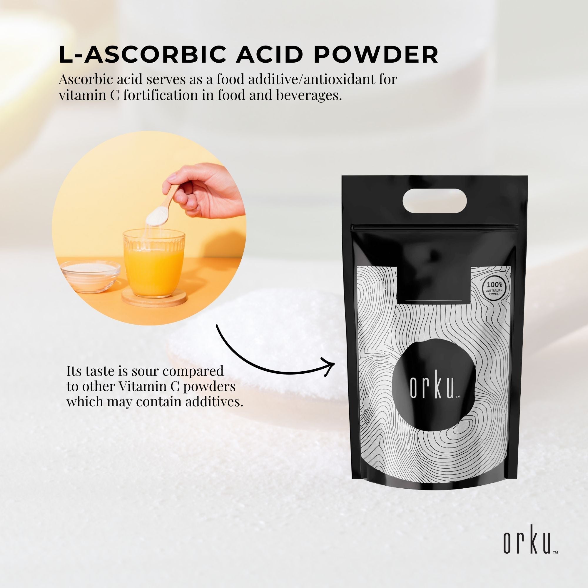 Bulk 20Kg Vitamin C Powder L-Ascorbic Acid Pure Pharmaceutical Grade Supplement-4
