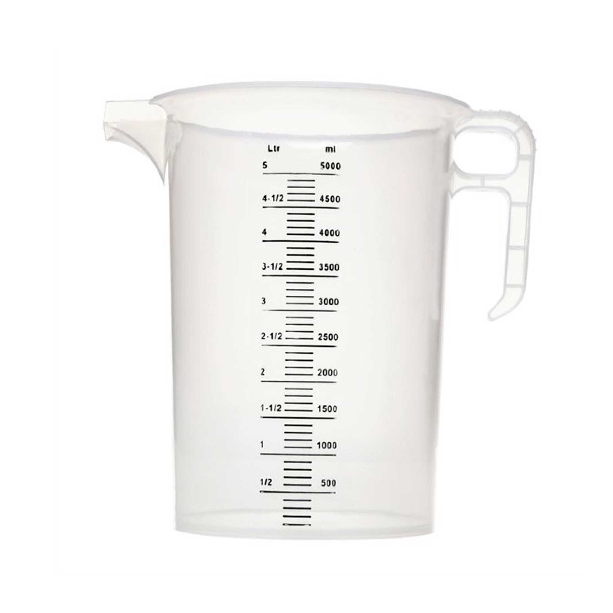 Bulk Measuring Jugs Heavy Duty Clear Food Grade BPA 5 Propylene Plastic Pro-Jug-6