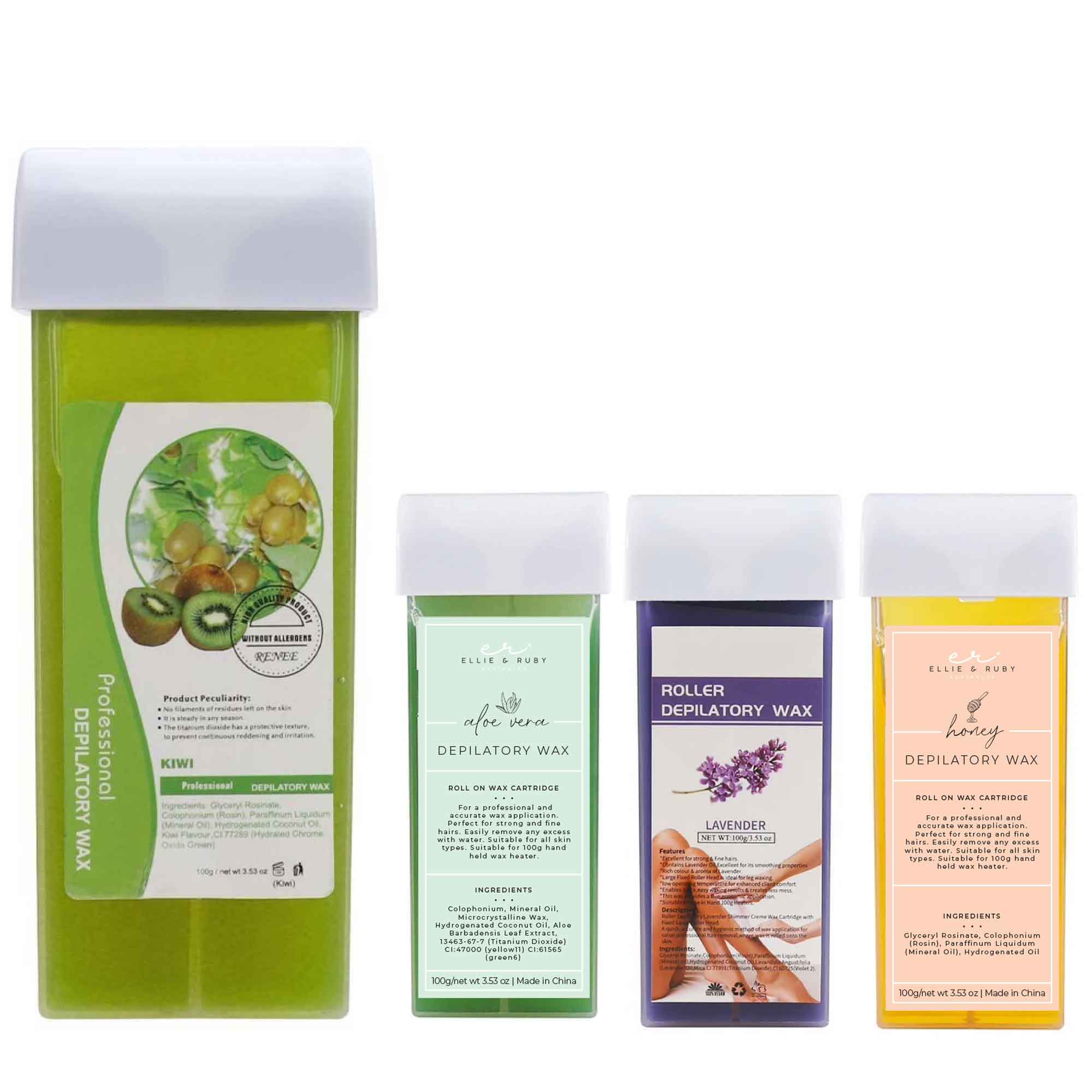 Bulk Wax Cartridge - Roll On Waxing Replacement For Depilatory Warmer Heater-0