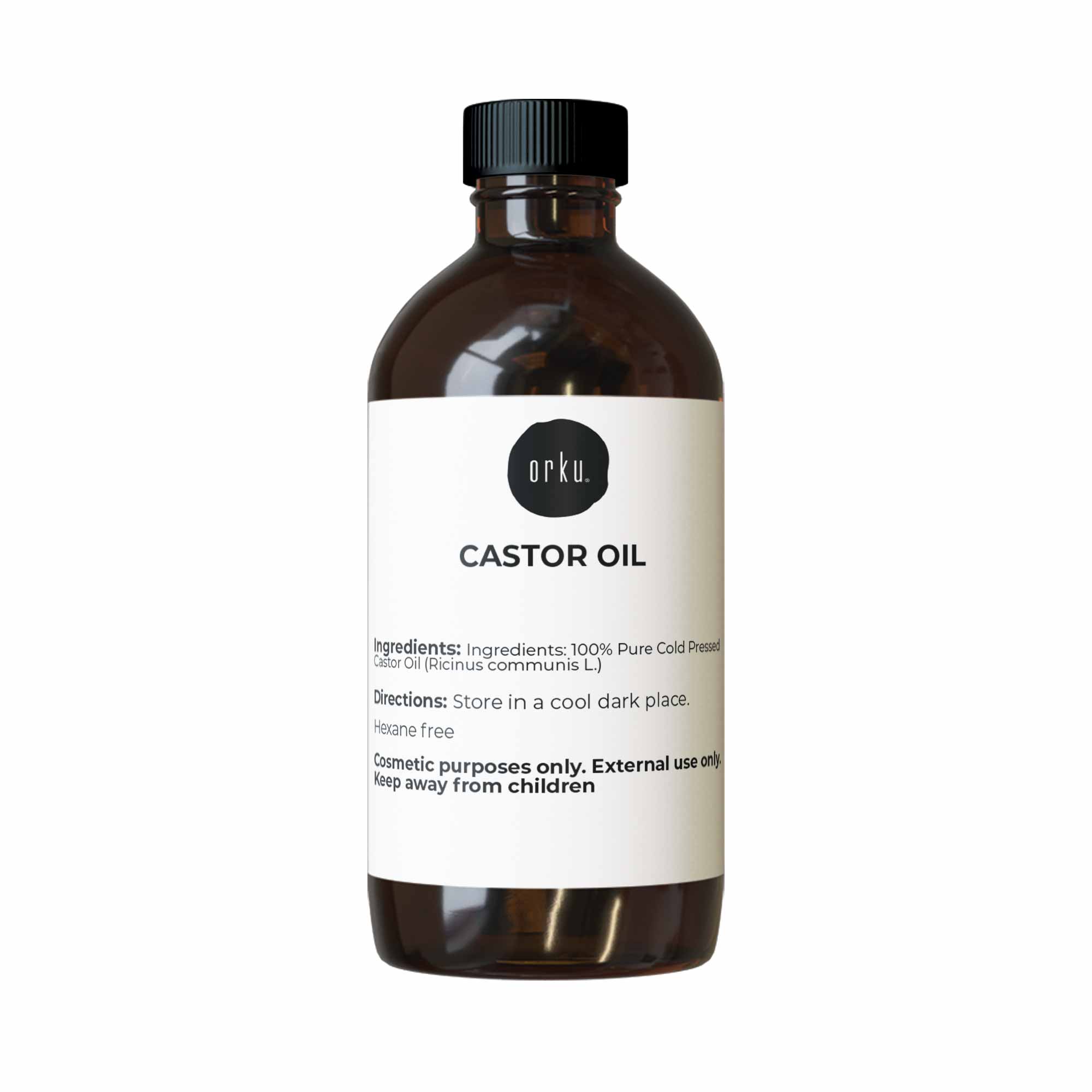 Castor Oil - Hexane Free Cold Pressed Anti Oxidant Skin Hair Care-3