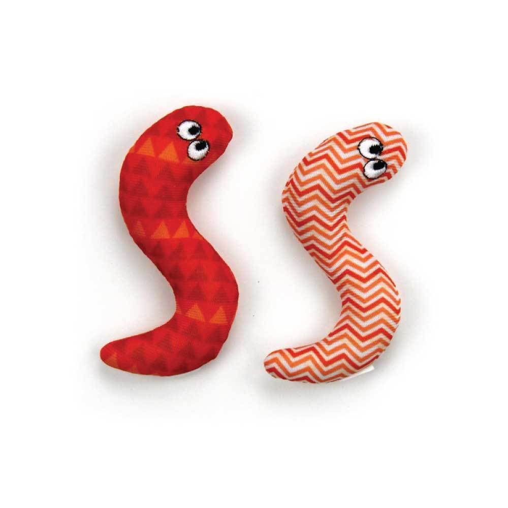 Catnip Cat Toy Surf Snake 9cm - Pet Chase Crinkle Snakes Teaser Toys-7