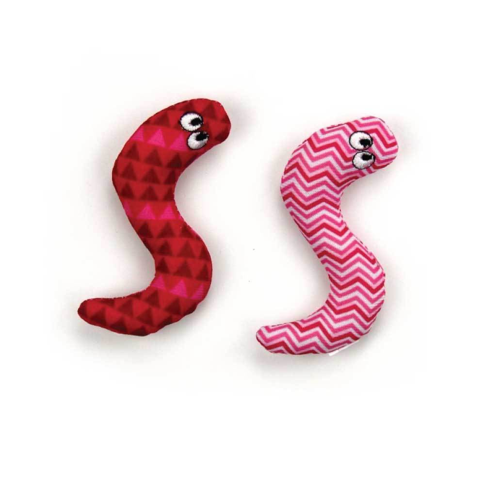 Catnip Cat Toy Surf Snake 9cm - Pet Chase Crinkle Snakes Teaser Toys-8