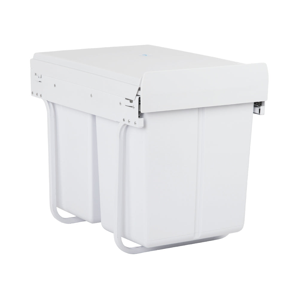 Cefito 2x20L Pull Out Bin - White-0