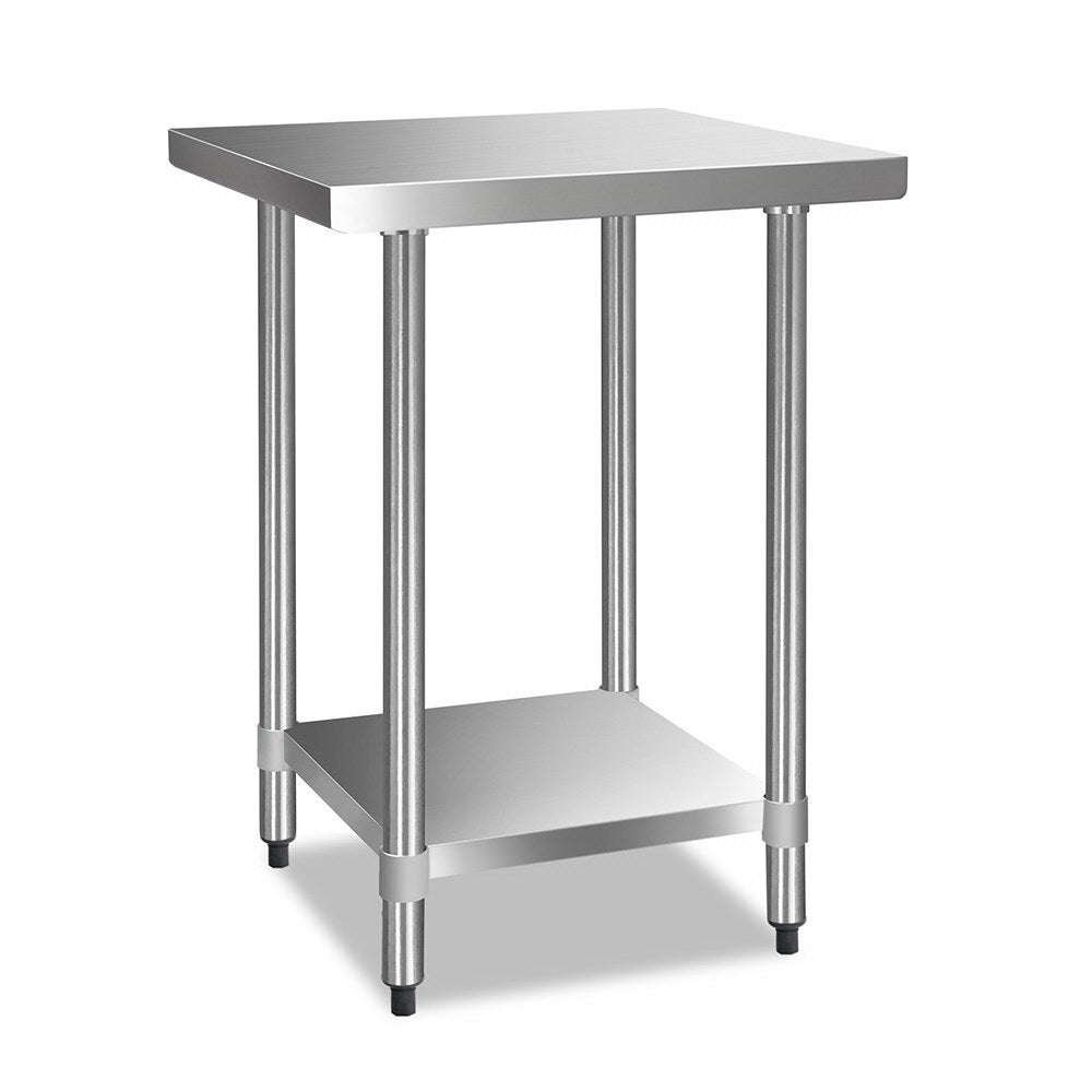 Cefito 610 x 610m Commercial Stainless Steel Kitchen Bench-0