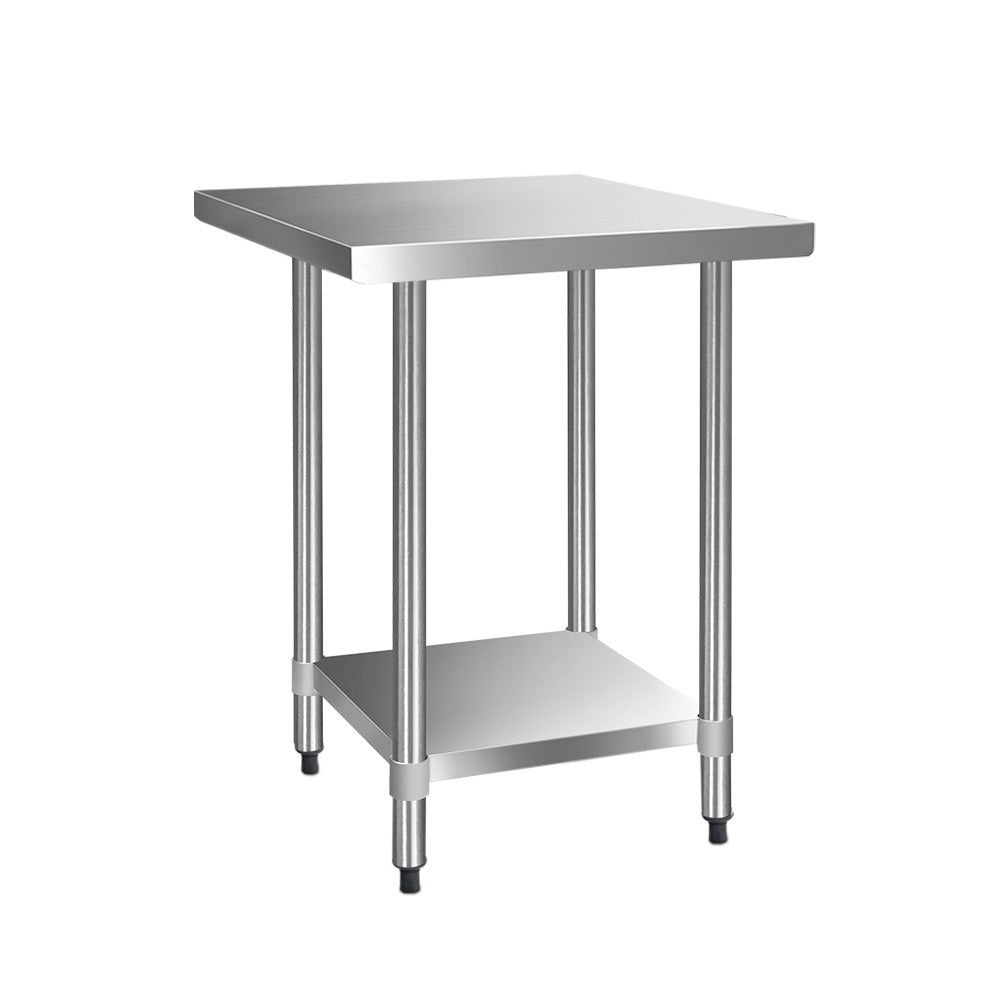 Cefito 762 x 762mm Commercial Stainless Steel Kitchen Bench-0