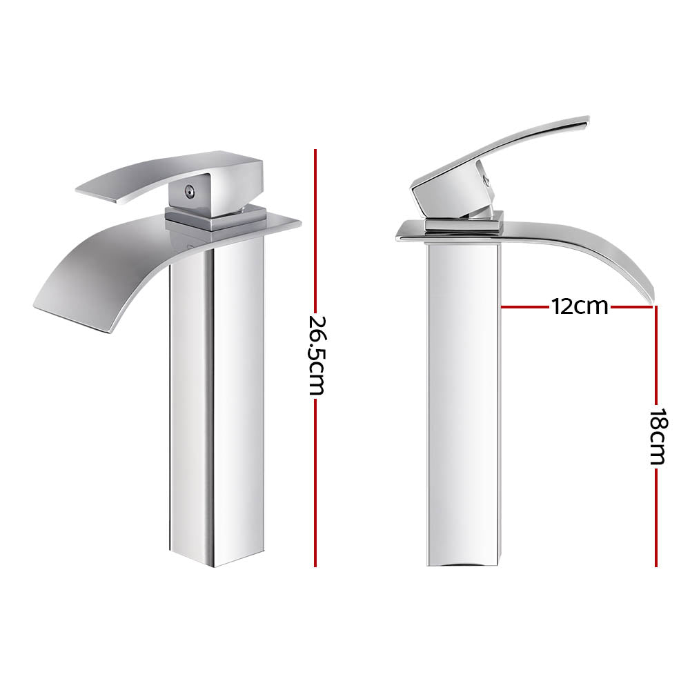 Cefito Basin Mixer Tap - Silver-1