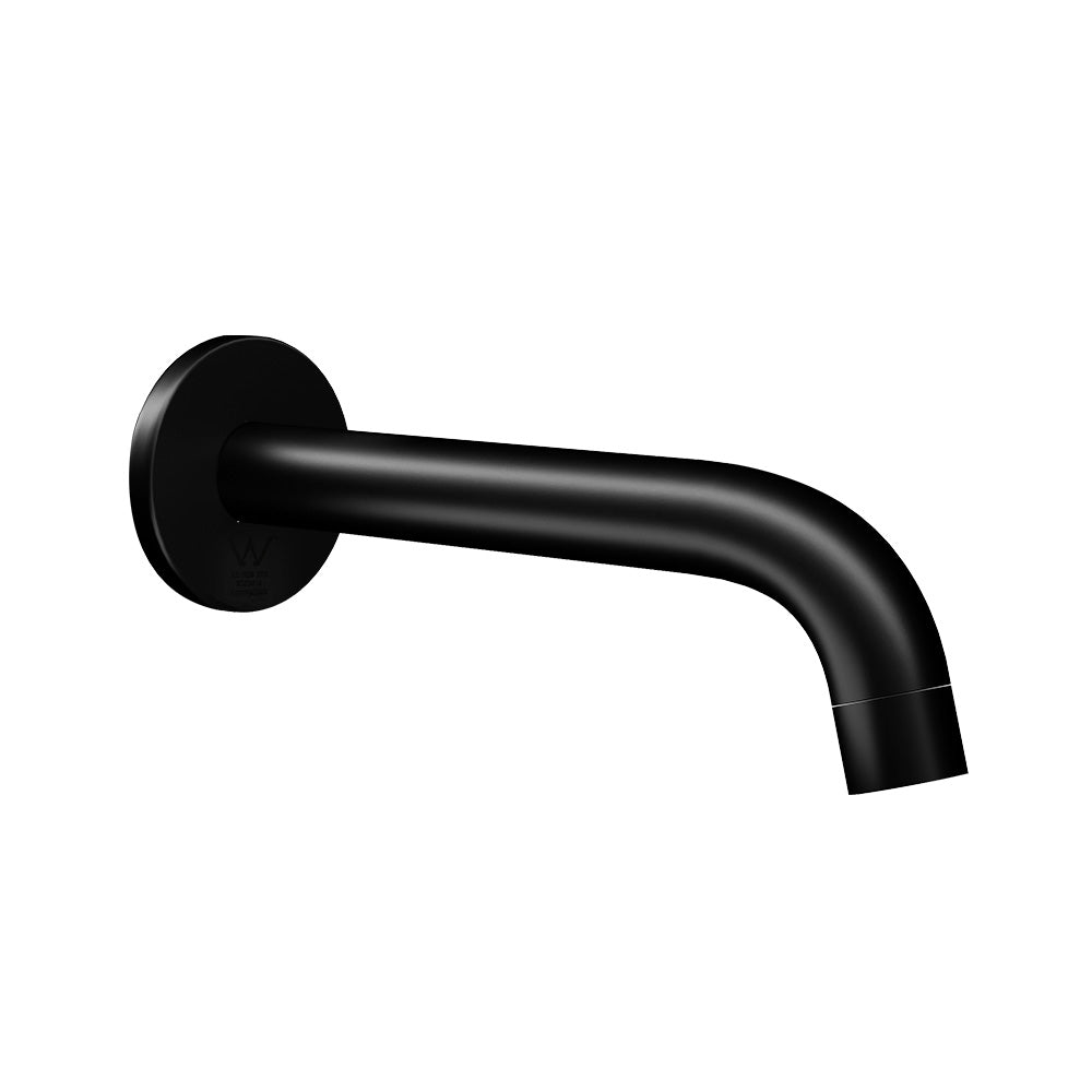 Cefito Bathroom Spout Tap Water Outlet Bathtub Wall Mounted Black-2