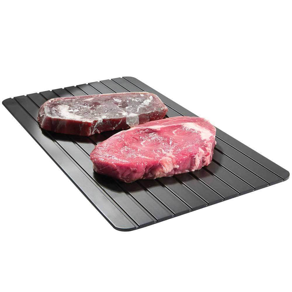 Defrost Express Defrosting Meat Tray - Miracle Aluminium Thawing Plate Board Mat-3