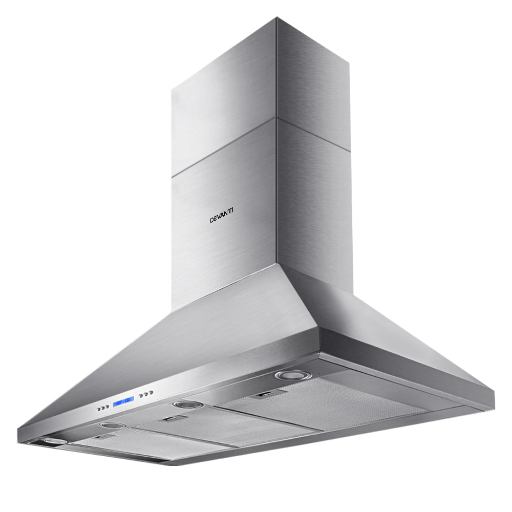 Devanti 1200mm Commercial BBQ Rangehood - Silver-0