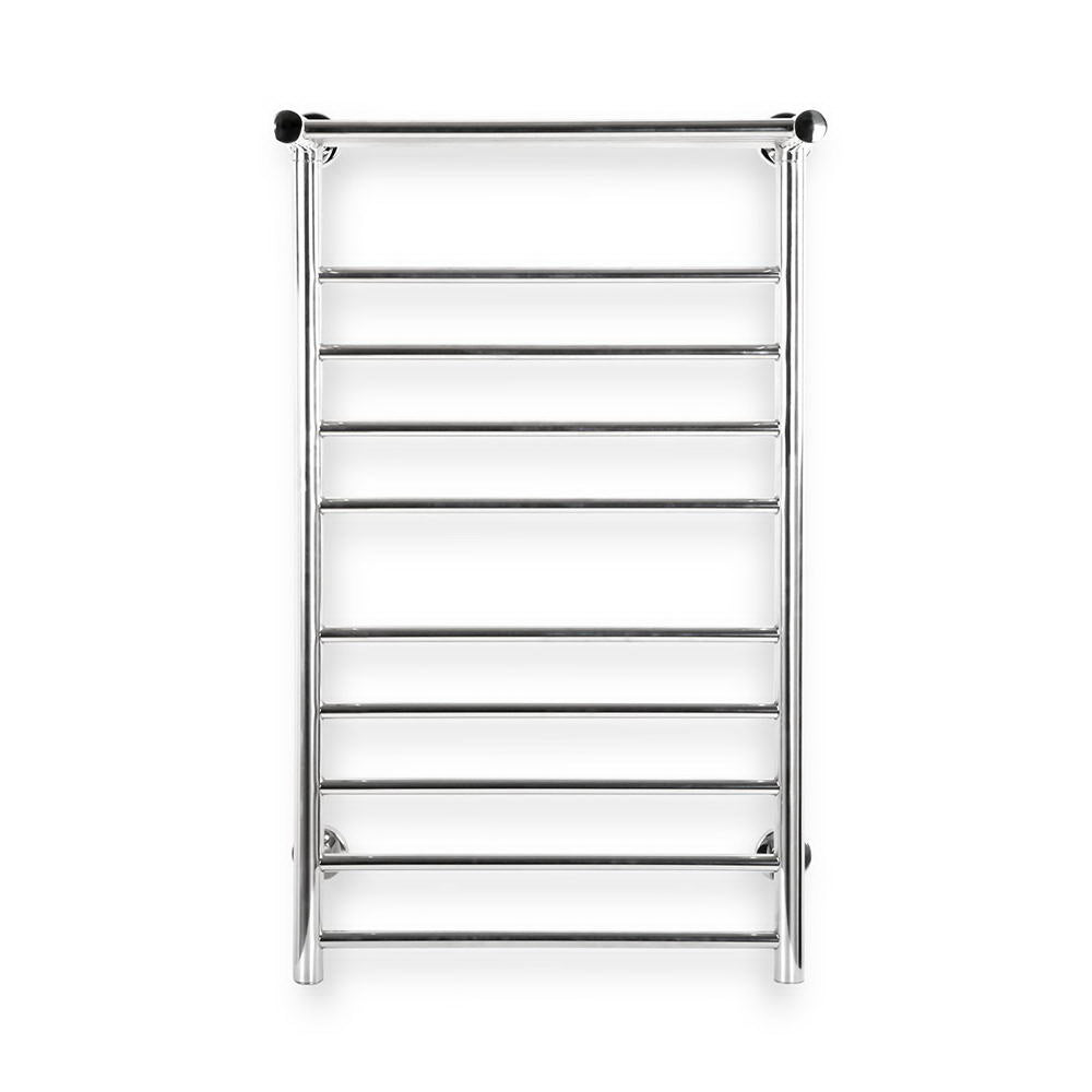 Devanti Electric Heated Towel Rail Warmer Heater Rails Rack Wall Mounted 14 Bar-2