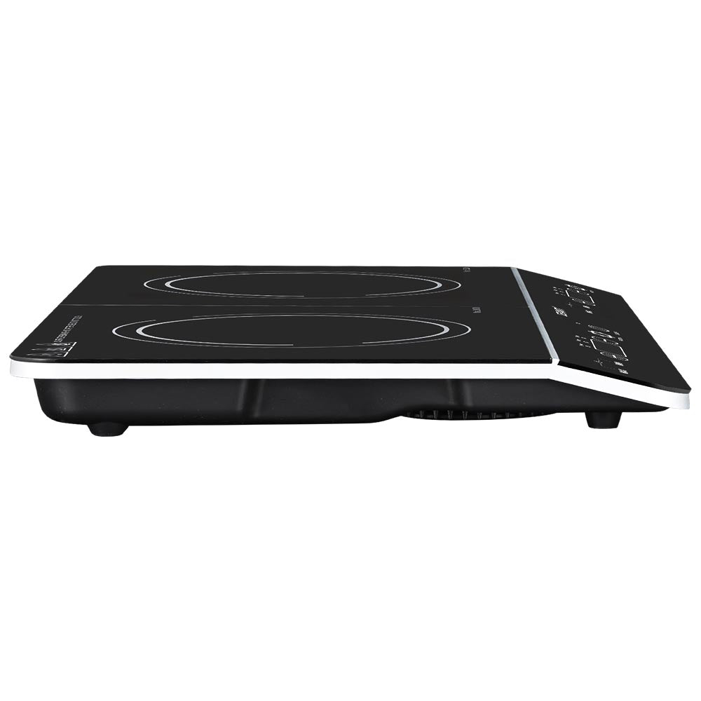 Devanti Electric Induction Cooktop 60cm Portable Kitchen Ceramic Glass Cooker-3