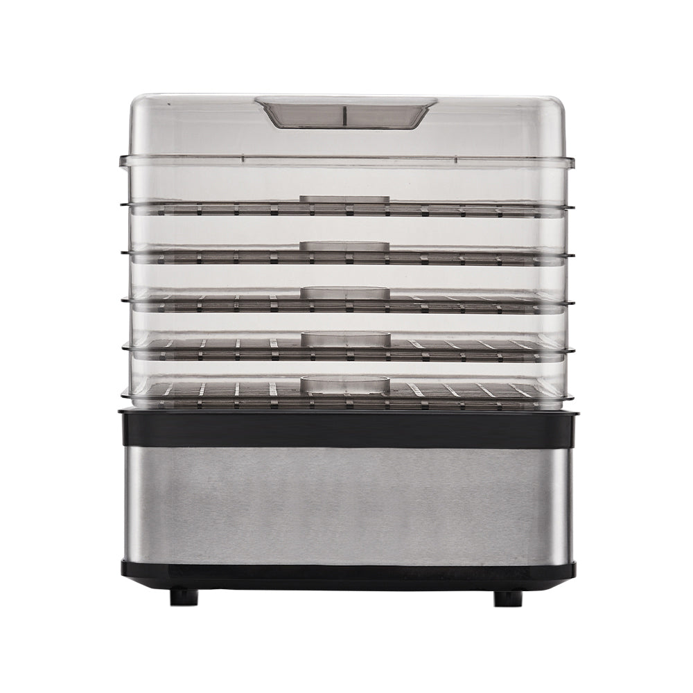 Devanti Food Dehydrator with 5 Trays - Silver-3