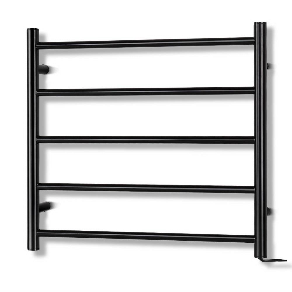 Devanti Heated Towel Rail Electric Warmer Heater Rails Holder Rack Wall Mounted-0