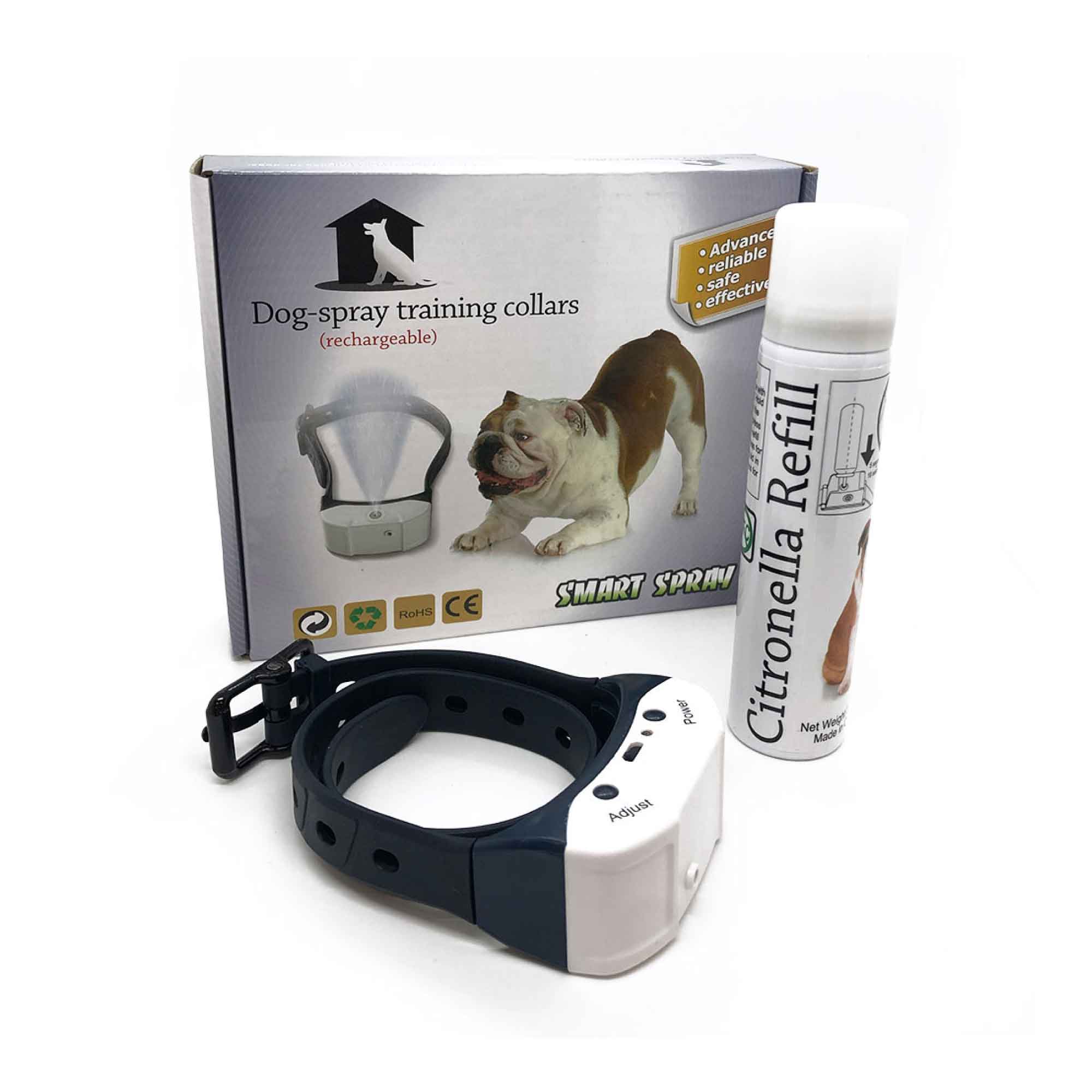 Dog Bark Collar - Citronella USB Rechargeable Mist Spray Training Device-0