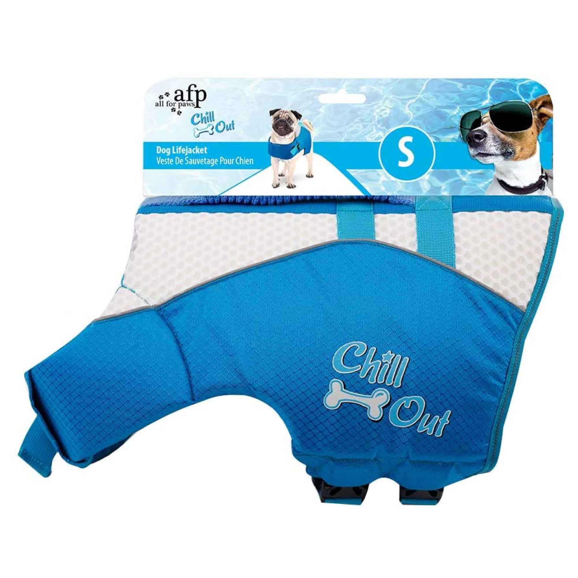 Dog Life Jacket - Puppy Swim Float Adjustable Safety Vest - All For Paws-9