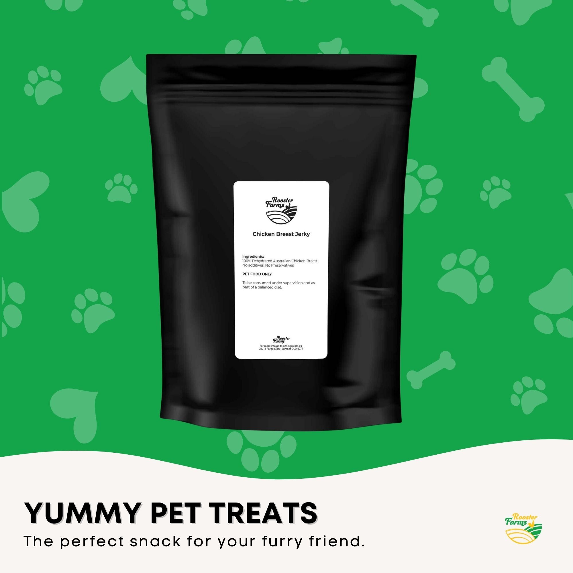 Dog Treat Chicken Breast Jerky - Dehydrated Australian Healthy Puppy Chew-5