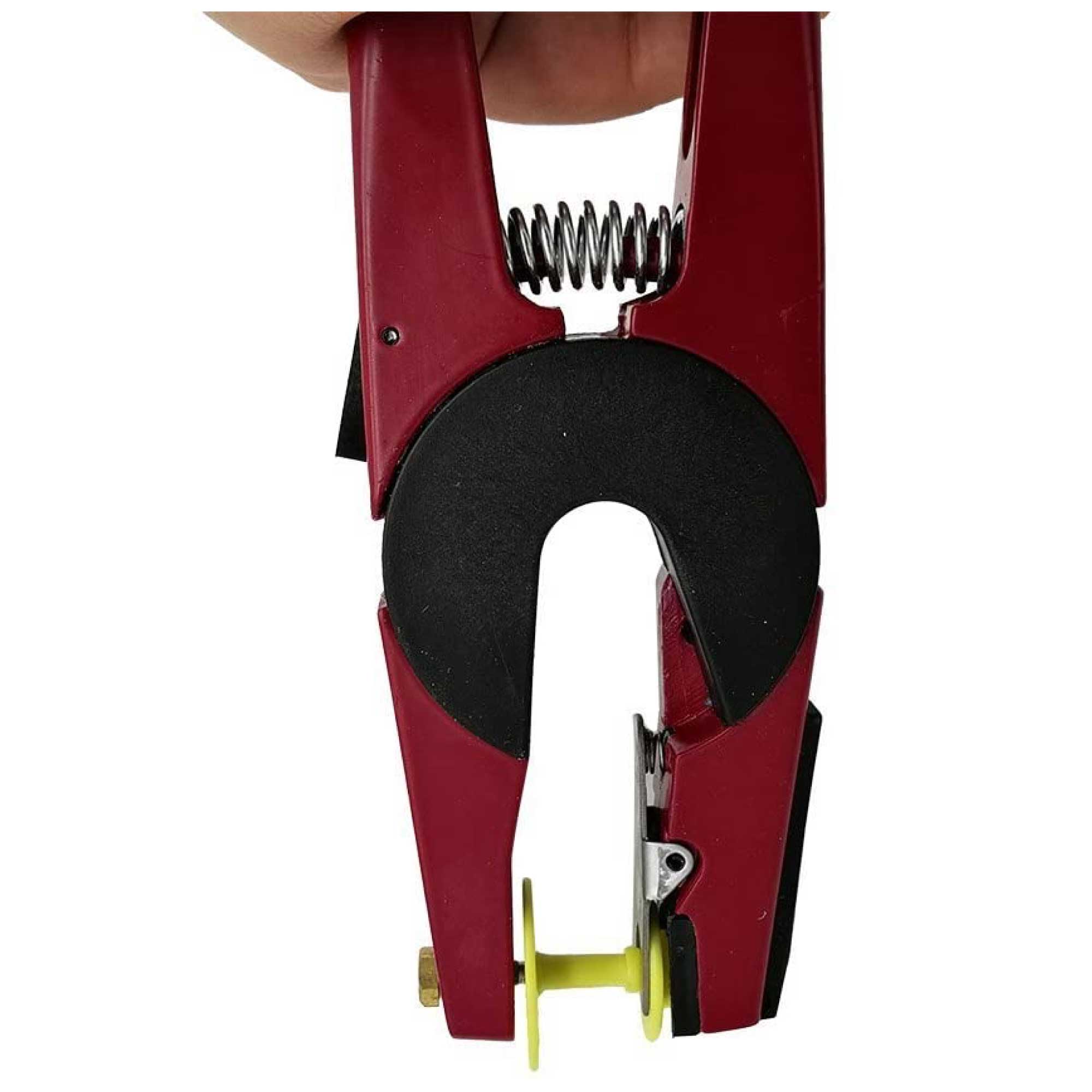 Ear Tag Applicator Plier - Metal Livestock Animal Cattle Punch Tagger Tool-3