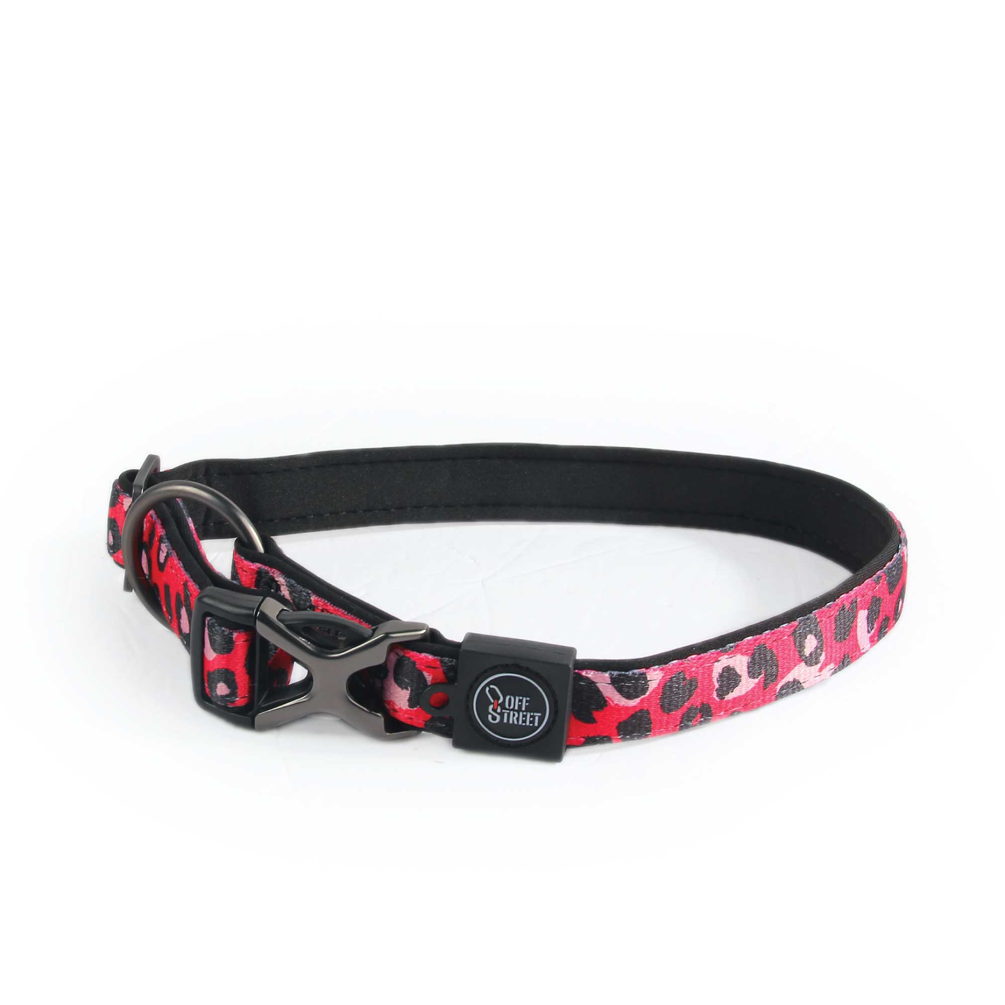 Eco Bionic Finish Dog Collar Breathable Neoprene Weather Resistant Leopard-0
