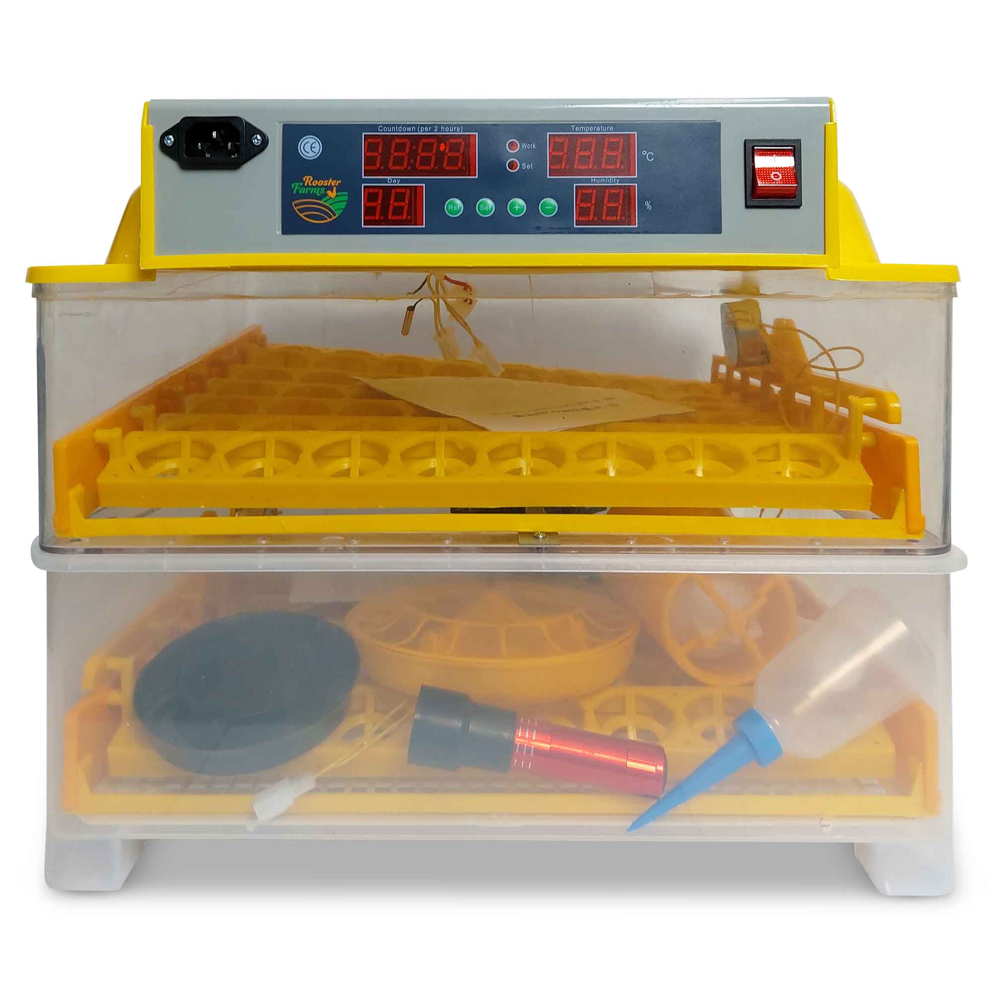 Electric 112 Egg Incubator + Accessories Hatching Eggs Chicken Quail Duck-0