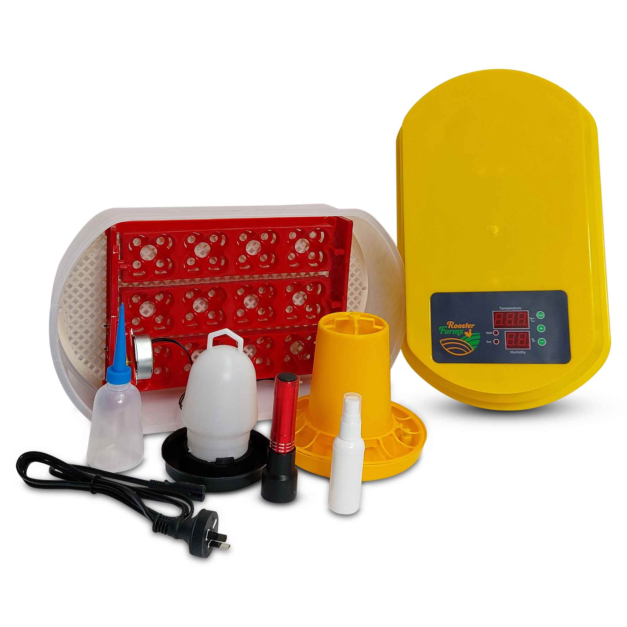 Electric 12 Egg Incubator + Accessories Hatching Eggs Chicken Quail Duck-1