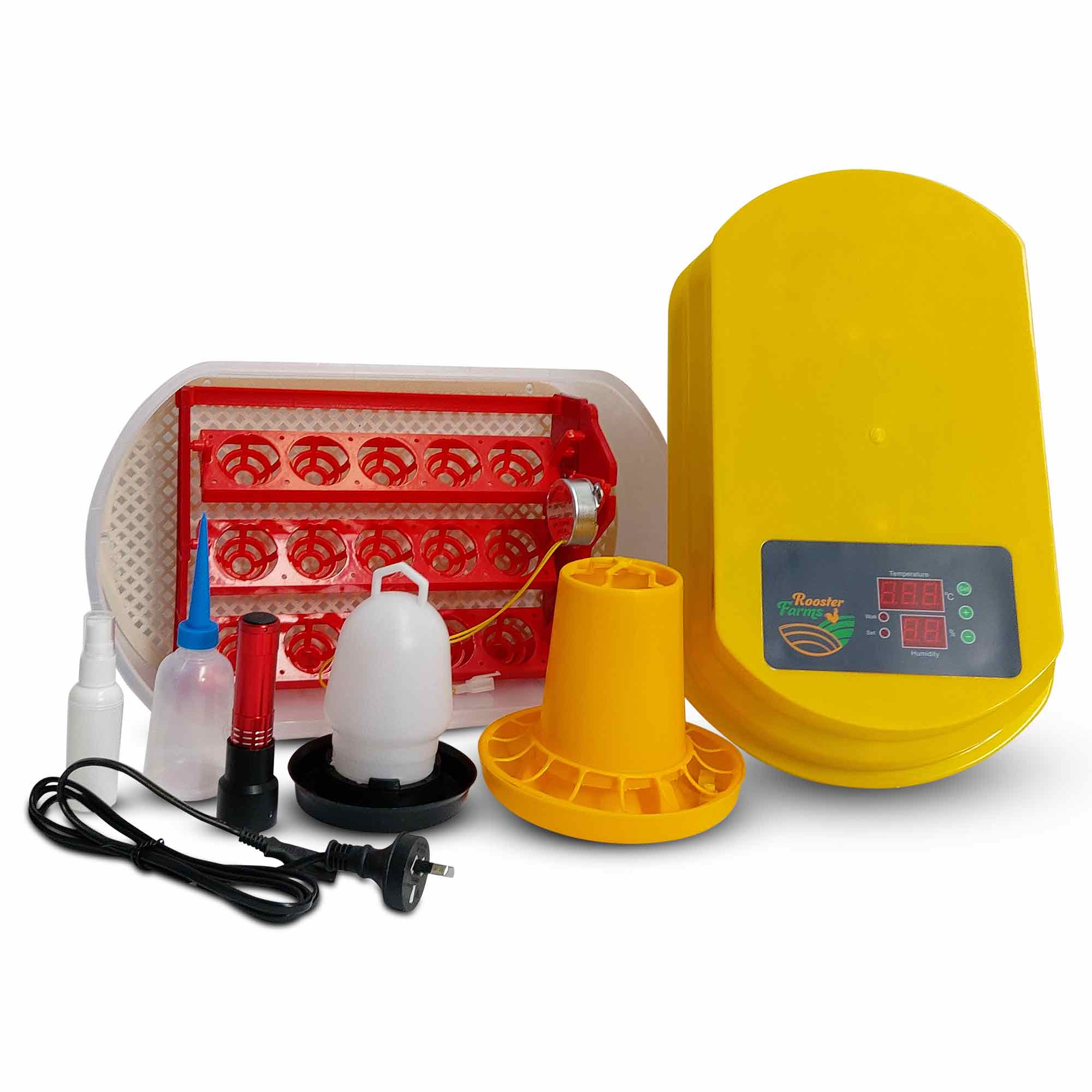 Electric 15 Egg Incubator + Accessories Hatching Eggs Chicken Quail Duck-1