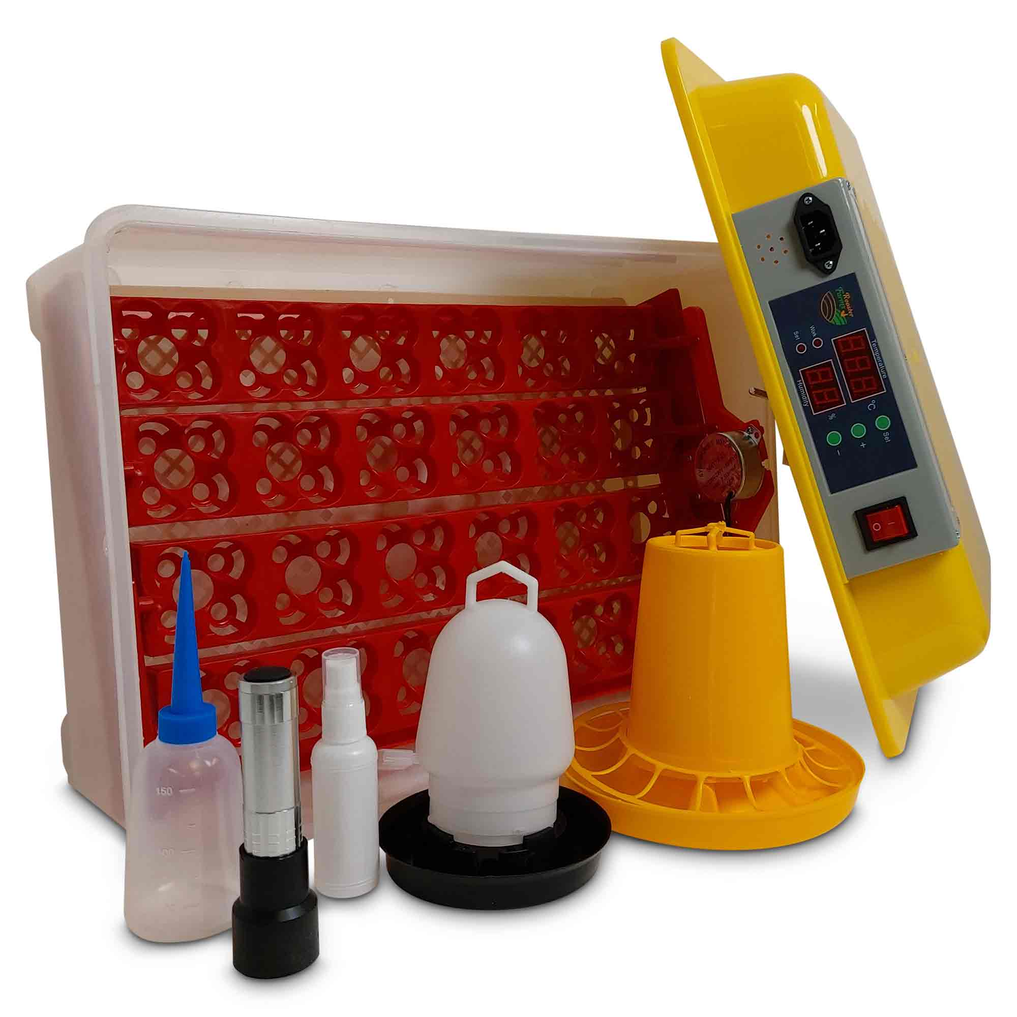 Electric 24 Egg Incubator + Accessories Hatching Eggs Chicken Quail Duck-6