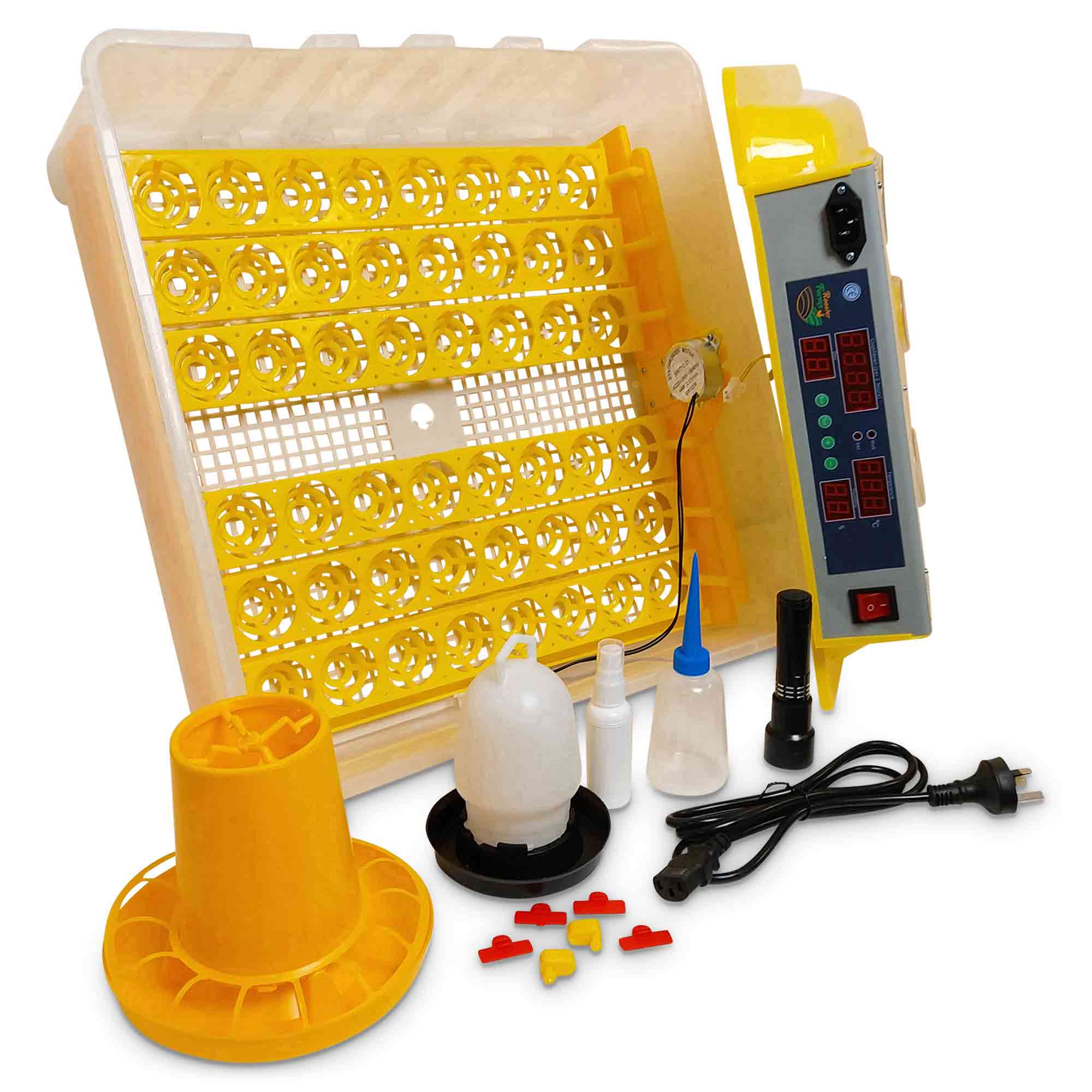 Electric 48 Egg Incubator + Accessories Hatching Eggs Chicken Quail Duck-1