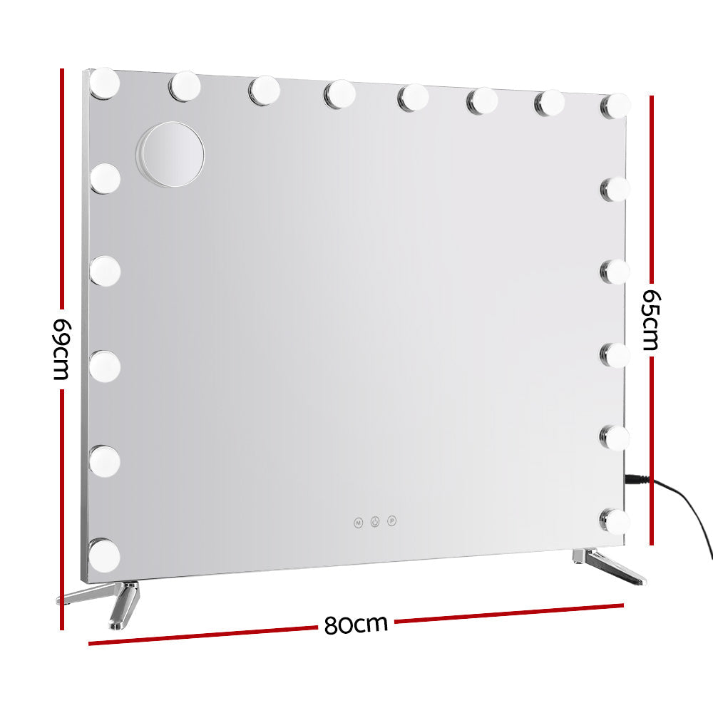 Embellir Makeup Mirror with Light LED Hollywood Mounted Wall Mirrors Cosmetic-1
